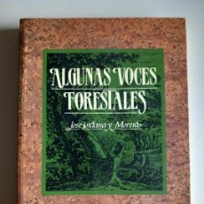 Libros de segunda mano: ALGUNAS VOCES FORESTALES. JORDANA Y MORERA, JOSÉ. Lote 397488044