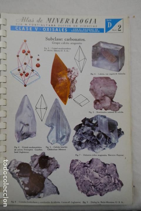 Libros de segunda mano: ATLAS DE MINERALOGIA, DE M. FONT-ALTABA - Foto 5
