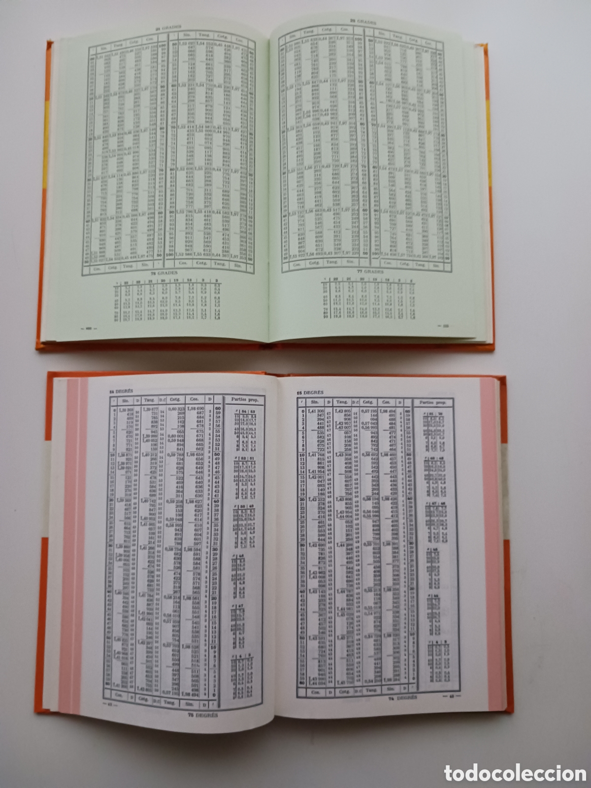 Libros de segunda mano de ciencias: Tables de Logarithmes, tablas de logaritmos franc&eacute;s Bruxelles 1974 1978 - Foto 3