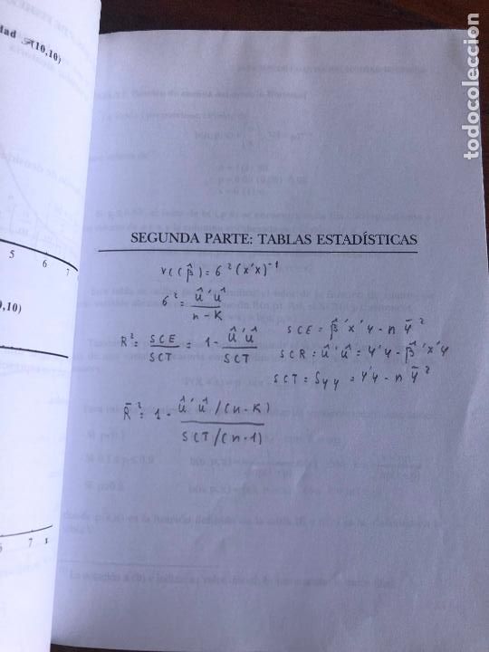 Libros de segunda mano de ciencias: MODELOS PROBABILISTICOS Y TABLAS ESTADISTICAS.- JOSE LUIS PEREZ DIEZ DE LOS RIOS - Foto 3