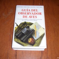 Libros de segunda mano: GUIA DEL OBSERVADOR DE AVES ED OMEGA