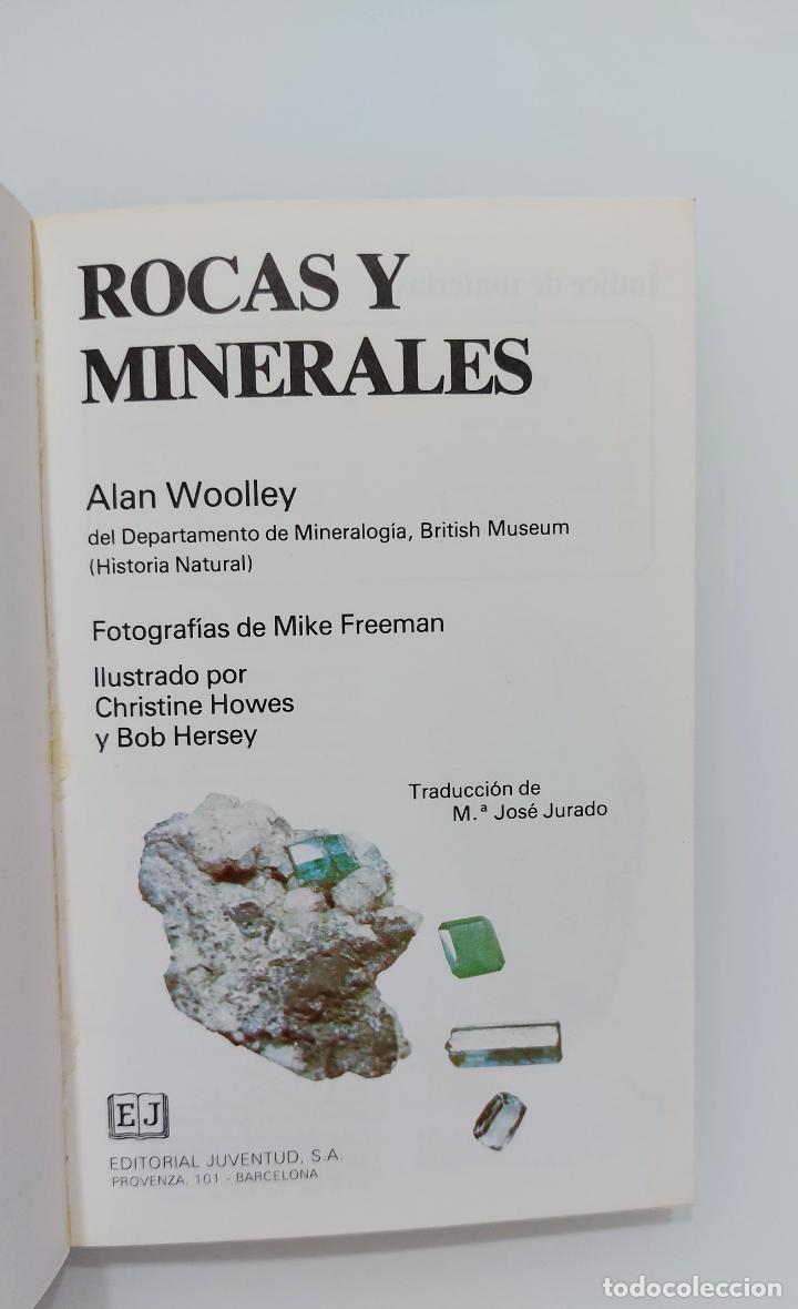 Libros de segunda mano: Rocas y minerales | Woolley, Alan | Editorial Juventud, 1992 - Foto 3