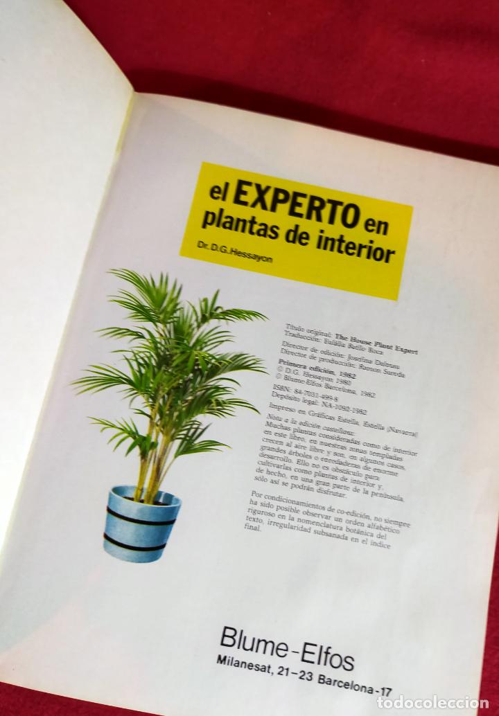 Libros de segunda mano: EL EXPERTO EN PLANTAS DE INTERIOR, - Foto 3