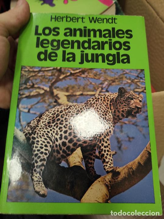 Libros de segunda mano: LOS ANIMALES LEGENDARIOS DE LA JUNGLA - Herbert Wendt - Foto 1