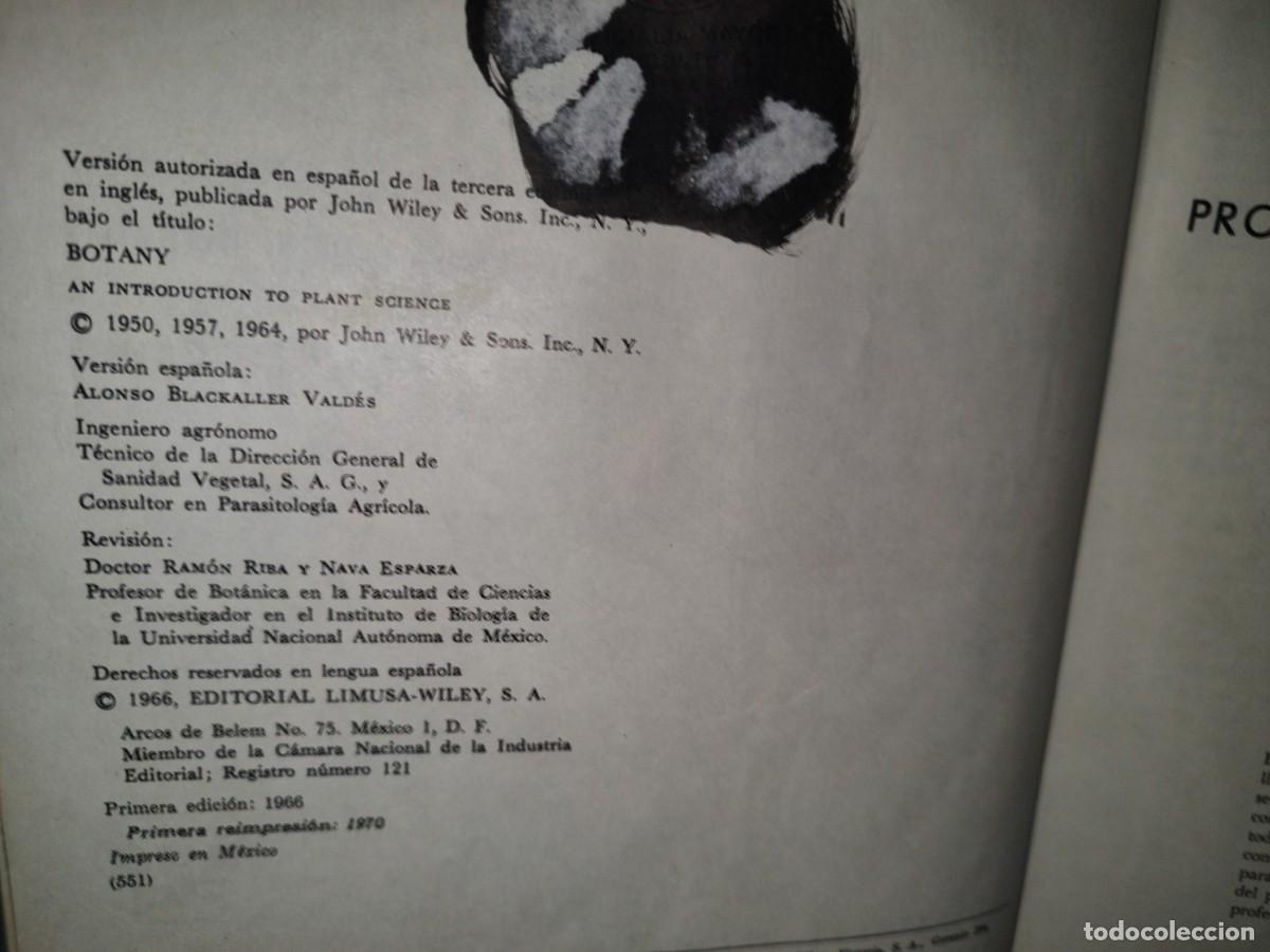 Libros de segunda mano: 69- BOT&Aacute;NICA - WILFERD W. ROBBINS - Foto 6