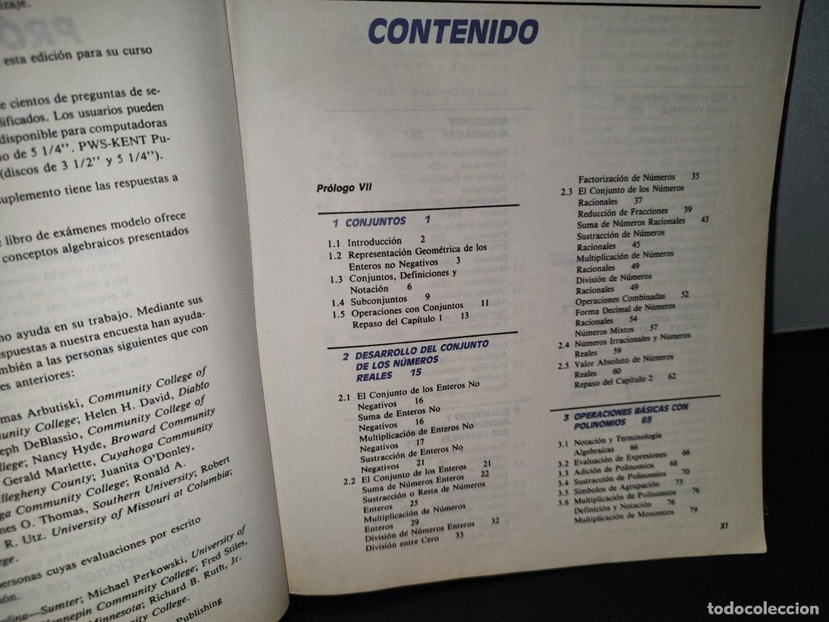 Libros de segunda mano de ciencias: 69- &Aacute;LGEBRA ELEMENTAL - ALFONSE GOBRAN - Foto 4