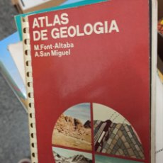 Libros de segunda mano: ATLAS DE GEOLOGÍA - FONT ALTABA. Lote 401026794