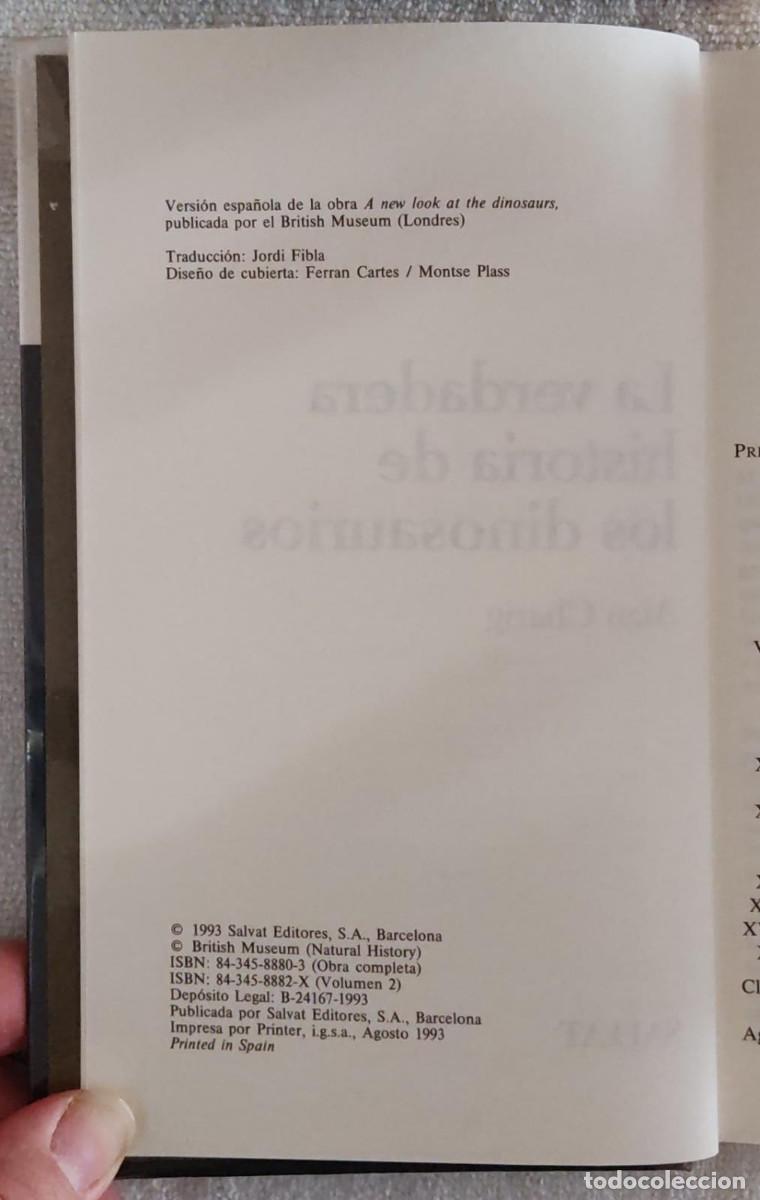 Libros de segunda mano: LA VERDADERA HISTORIA DE LOS DINOSAURIOS. - Foto 4