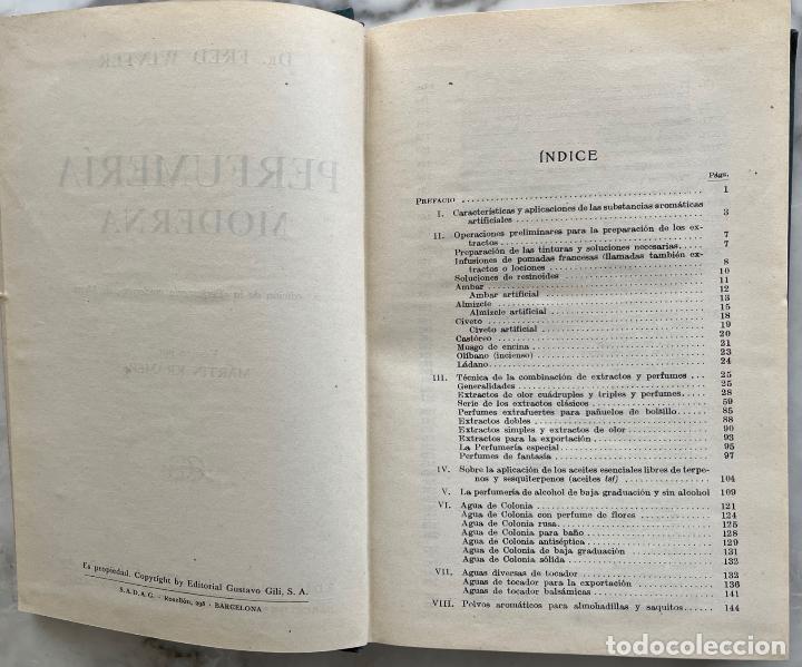 Libros de segunda mano de ciencias: PERFUMER&Iacute;A MODERNA, FRED WINTER. LIBRO GUSTAVO GILI - Foto 4