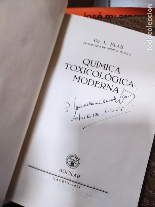 Libros de segunda mano de ciencias: QU&Iacute;MICA TOXICOL&Oacute;GICA MODERNA - BLAS, LUIS - Foto 2