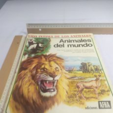 Libros de segunda mano: VIDA ÍNTIMA DE LOS NIMALES, ANIMALES DEL MUNDO. EDICIONES AFHA, 1975 KKB. Lote 402255194