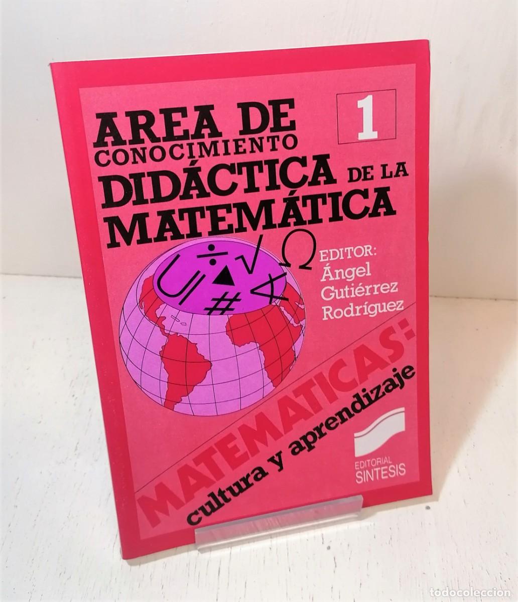 Libros de segunda mano de ciencias: Libro: &rdquo;&Aacute;rea de conocimiento did&aacute;ctica de la matem&aacute;tica&rdquo; editorial s&iacute;ntesis - Foto 1