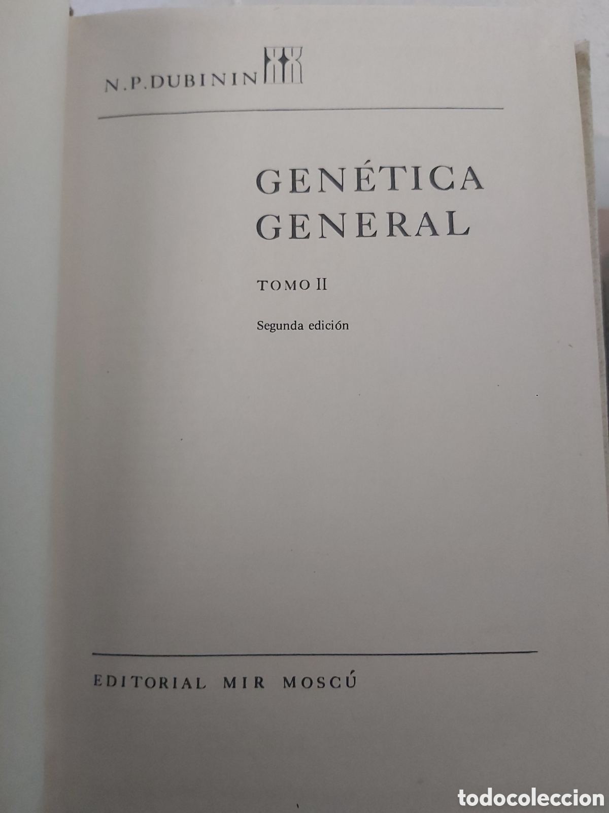 Libros de segunda mano: MIR. Gen&eacute;tica general. Debilidad. 1981 - Foto 2