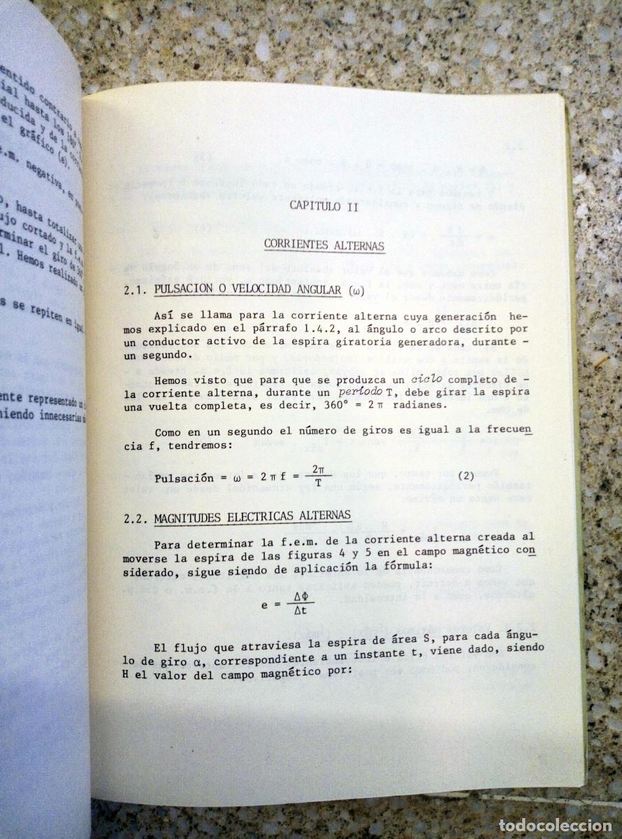 Libros de segunda mano de ciencias: Electricidad Elemental. Nociones sobre Corrientes Alternas aplicadas a la electr&oacute;nica. Ejercicios - Foto 6