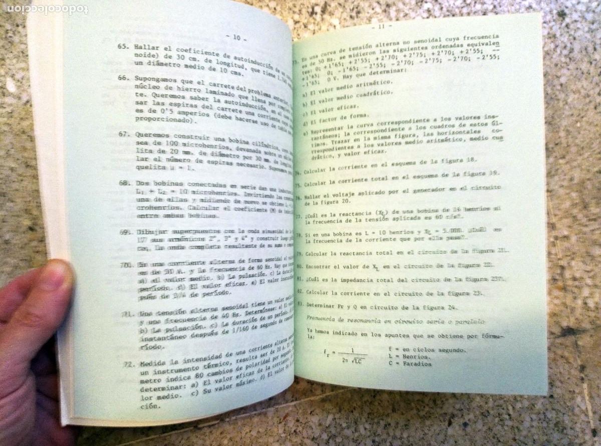 Libros de segunda mano de ciencias: Electricidad Elemental. Nociones sobre Corrientes Alternas aplicadas a la electr&oacute;nica. Ejercicios - Foto 11