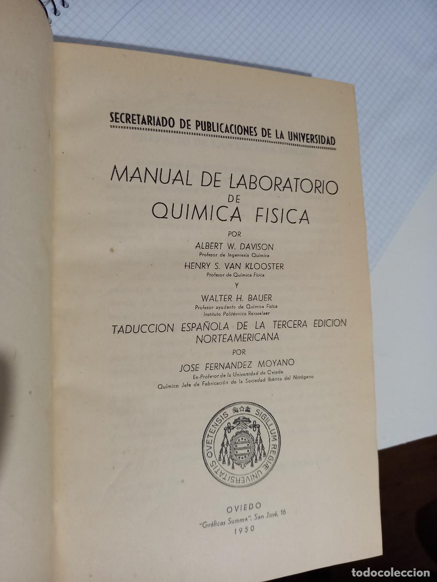 Libros de segunda mano de ciencias: practicas de fisica quimica , Albert w. Davison - Foto 4