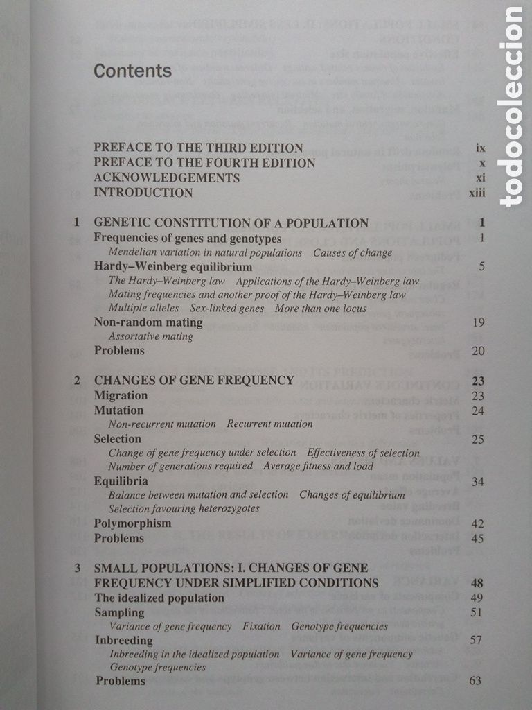 Libros de segunda mano de ciencias: Introduction to Quantitative Genetics - Falconer & Mackay -4a edition - pearson - Foto 8