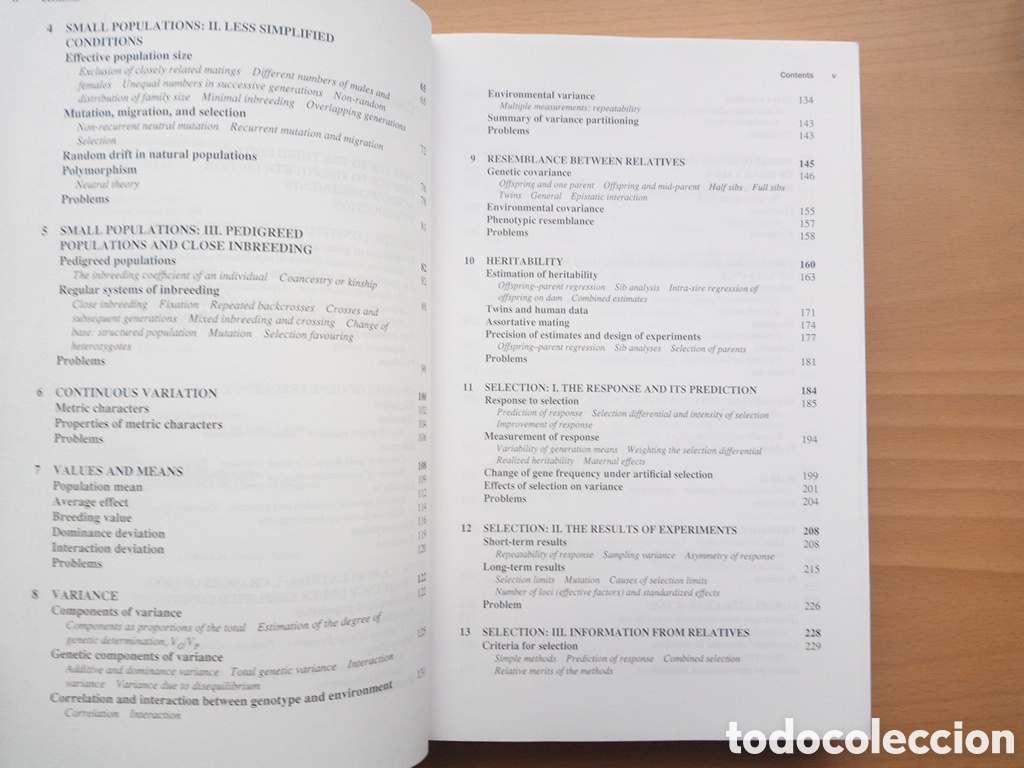 Libros de segunda mano de ciencias: Introduction to Quantitative Genetics - Falconer & Mackay -4a edition - pearson - Foto 10