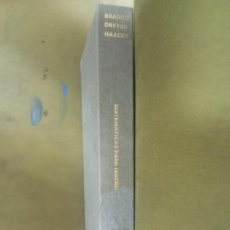 Libros de segunda mano de Ciencias: BRAUCH DREYER MATEMATICAS PARA INGENIEROS URMO 1970. Lote 403296654