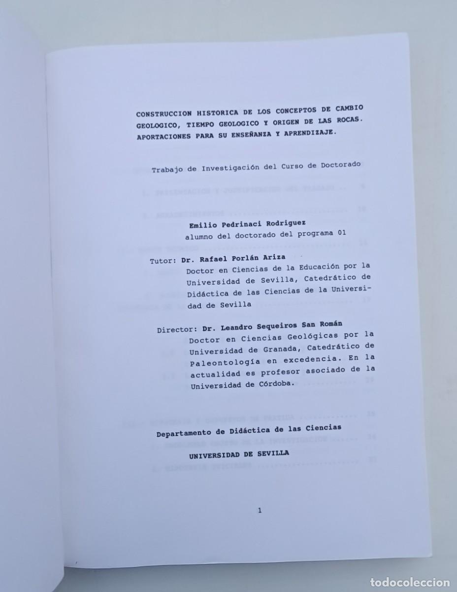 Libros de segunda mano: GEOLOGIA. EMILIO PEDRINACI RODRIGUEZ - Foto 3