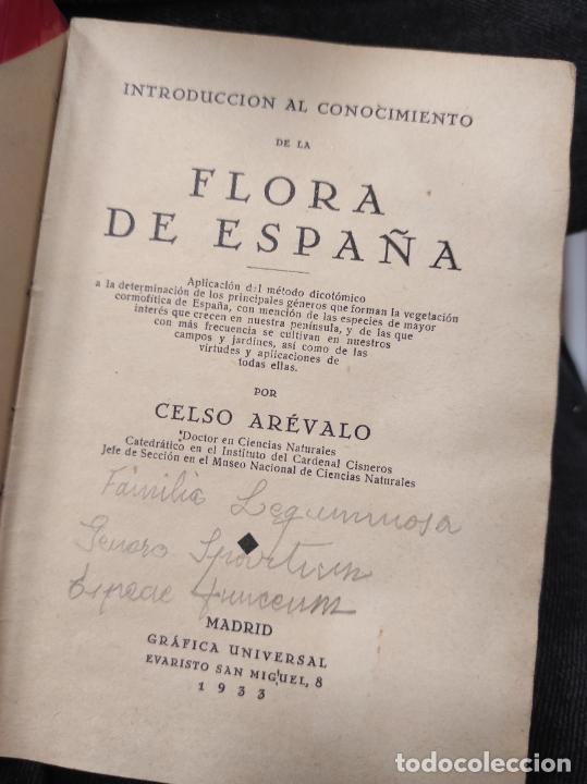 Libros de segunda mano: INTRODUCCI&Oacute;N AL CONOCIMIENTO DE LA FLORA DE ESPA&Ntilde;A. CELSO AR&Eacute;VALO - Foto 1