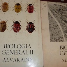 Libros de segunda mano: BIOLOGIA GENERAL ALVARADO. TOMOS I Y II, 1978, 14 EDIC. CORRECTA CONSERVACION.. Lote 403381584