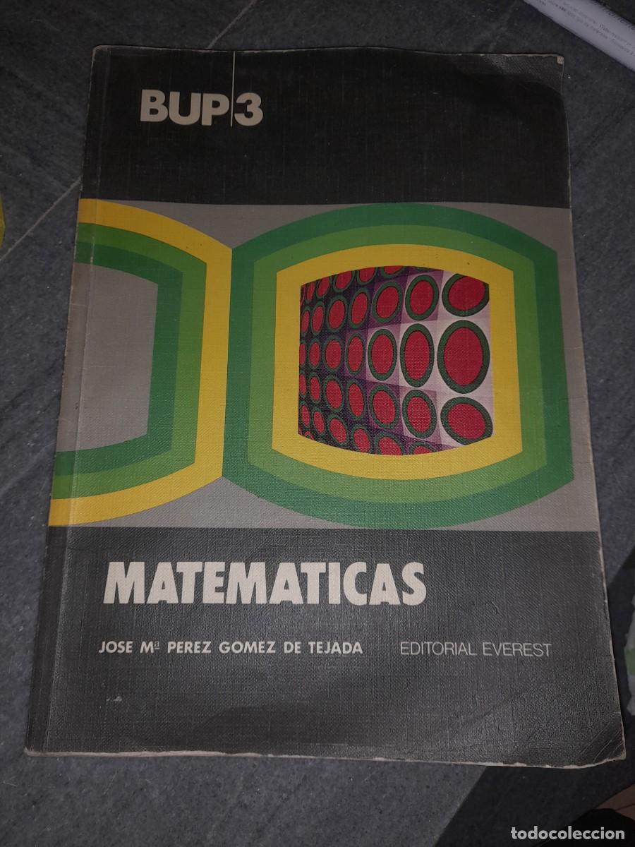 Libros de segunda mano de ciencias: Libro matem&aacute;ticas 3 BUP editorial Everest Bachillerato - Foto 1