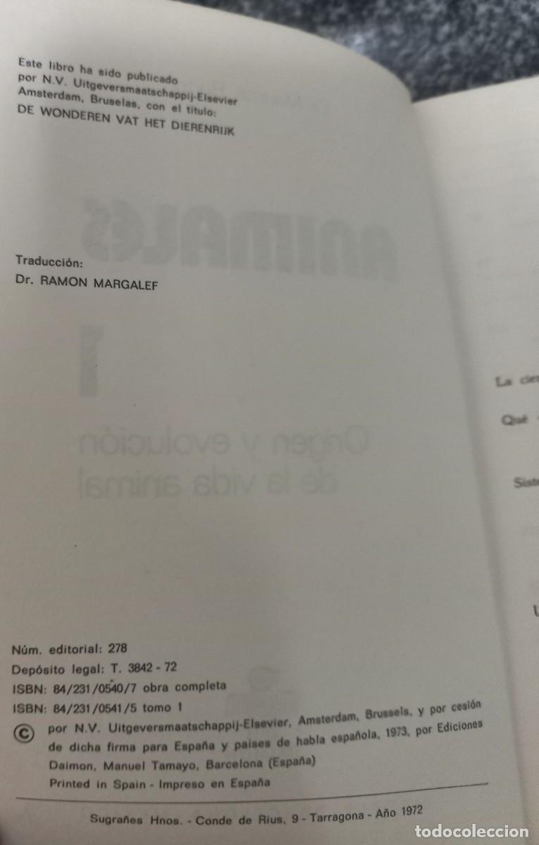 Libros de segunda mano: LOTE DE LIBROS ANIMALES - DAIMON - Foto 3