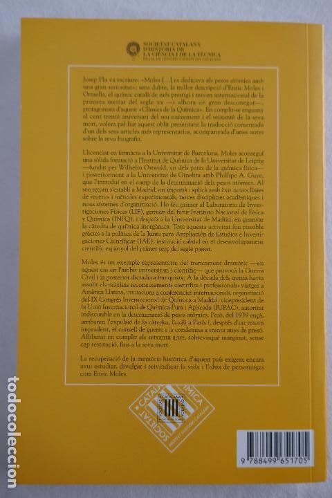 Libros de segunda mano de ciencias: DETERMINACI&Oacute; DE PESOS MOLECULARS DE GASOS &middot; ENRIC MOLES &middot; CL&Agrave;SSICS DE LA QU&Iacute;MICA (EN CATALAN) - Foto 13