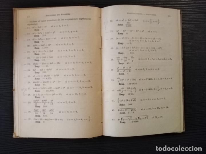 Libros de segunda mano de ciencias: Nociones de &aacute;lgebra y trigonometr&iacute;a - G. M. Bru&ntilde;o - Foto 3