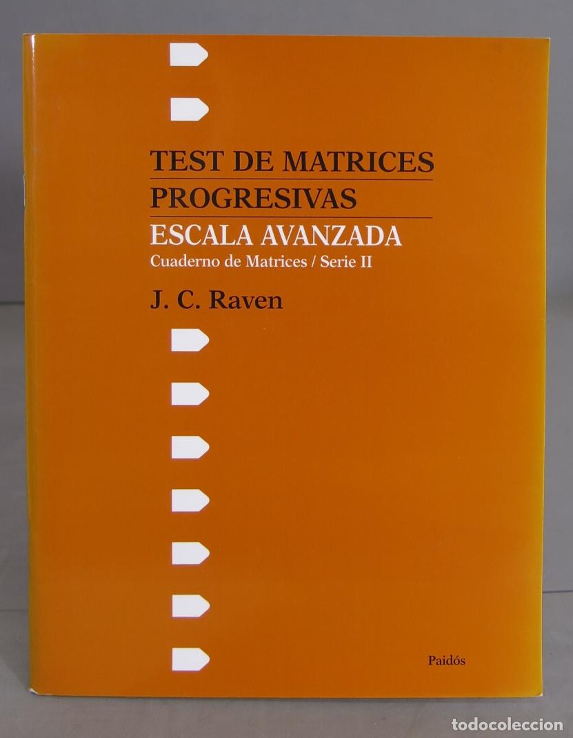 Libros de segunda mano de ciencias: Test de matrices progresivas. John Carlyle Raven - Foto 1