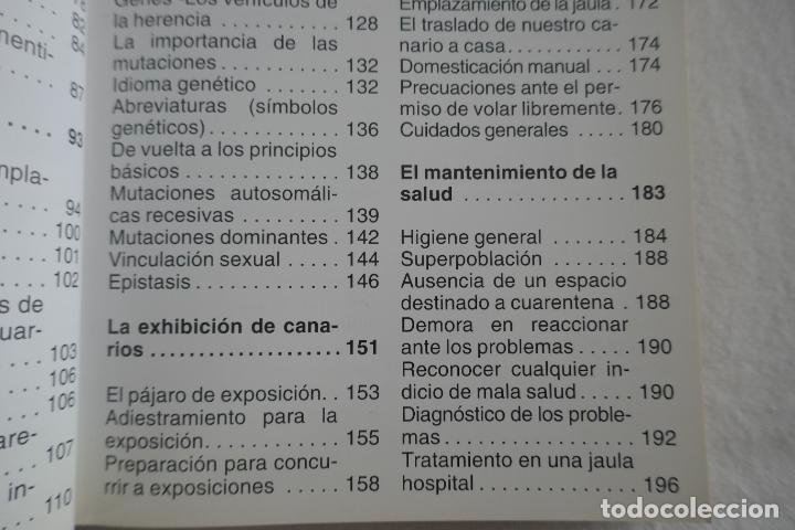 Libros de segunda mano: GUIA COMPLETA DE LOS CANARIOS. JOHN PORTER. - Foto 13
