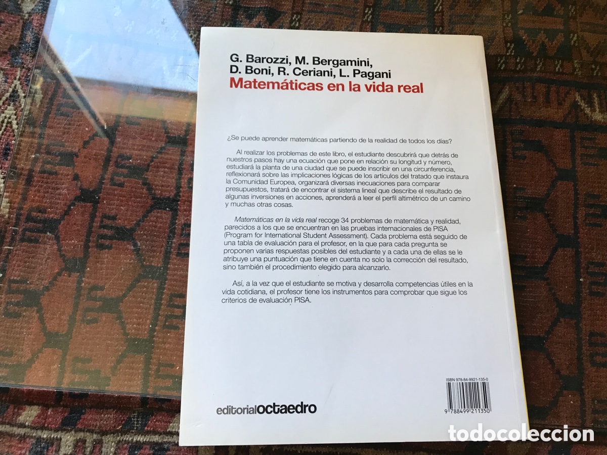 Libros de segunda mano de ciencias: Matem&aacute;ticas en la vida real. G. Barozzi&hellip;Octaedro. Como nuevo - Foto 3