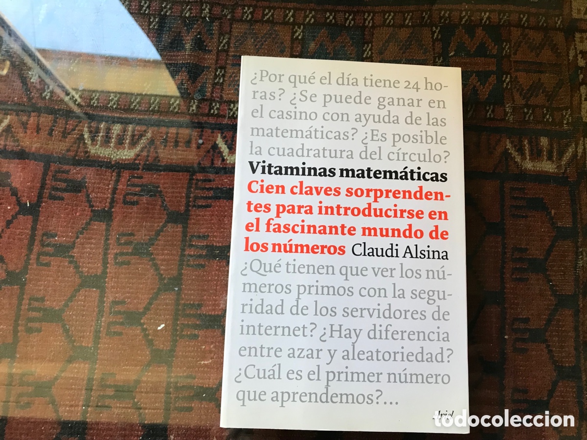 Libros de segunda mano de ciencias: Vitaminas matem&aacute;ticas. Claudi Alsina. Ariel. Como nuevo - Foto 1
