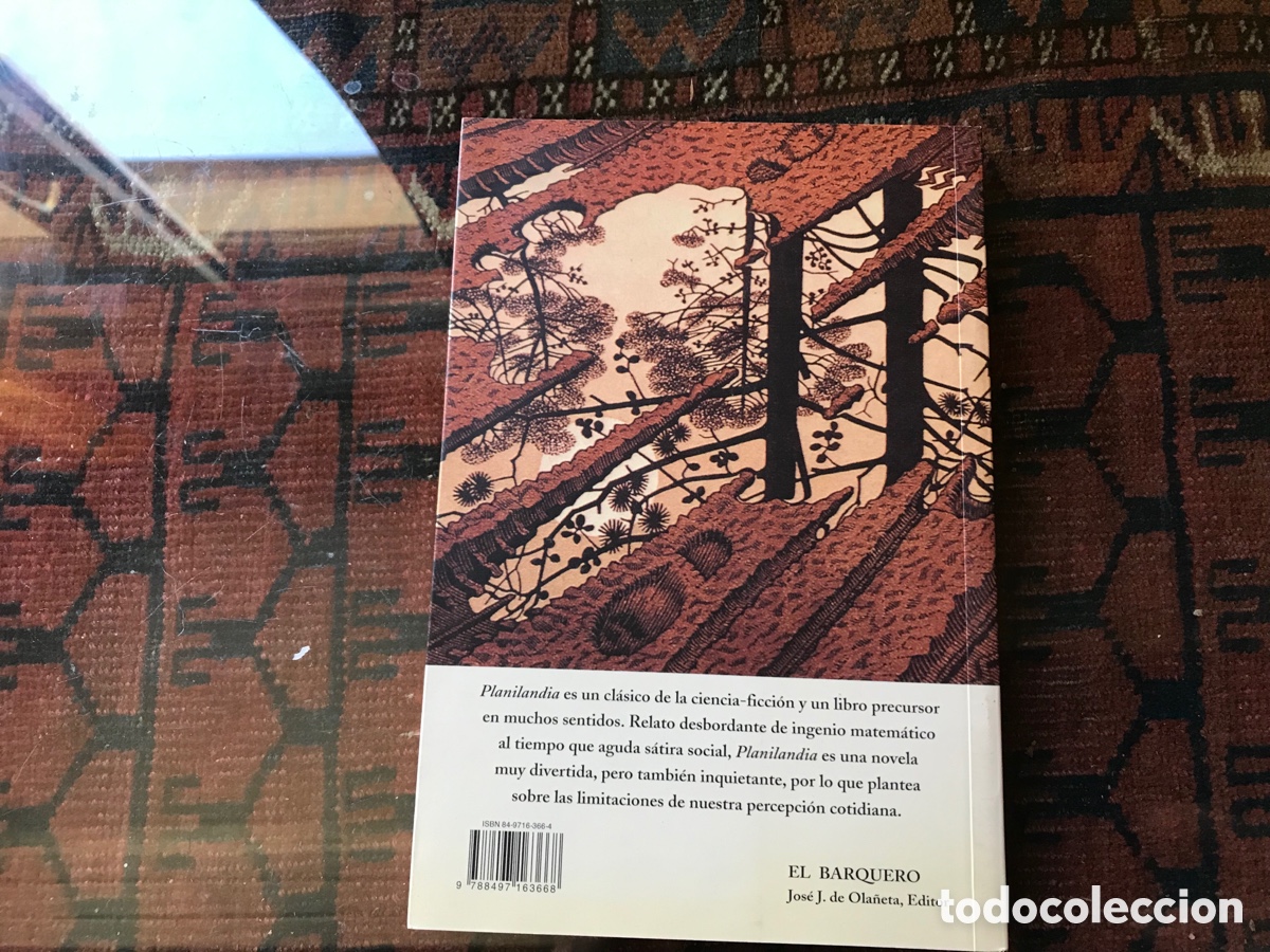 Libros de segunda mano de ciencias: Planilandia. Una novela de mudas dimensiones. Edwin A. Abbott. Ola&ntilde;eta. Como nuevo - Foto 3