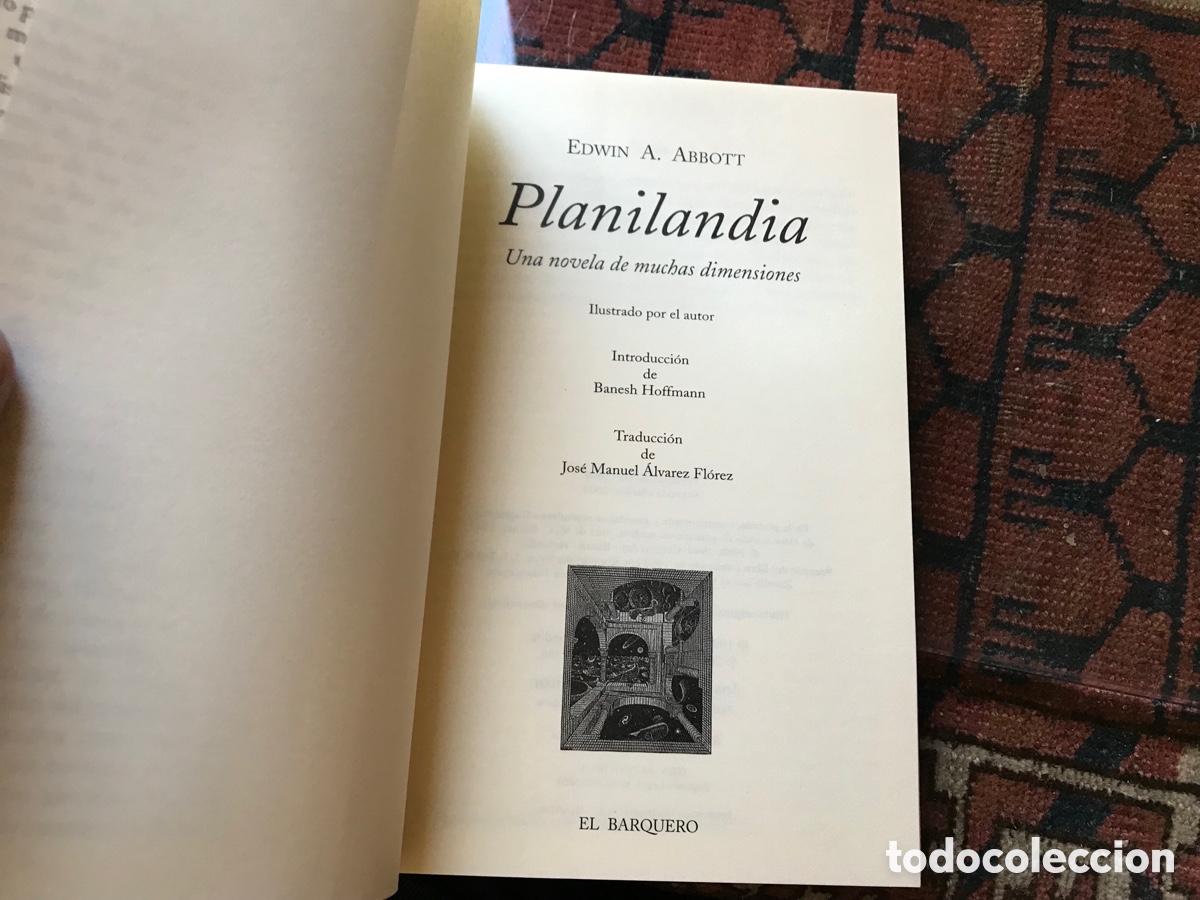 Libros de segunda mano de ciencias: Planilandia. Una novela de mudas dimensiones. Edwin A. Abbott. Ola&ntilde;eta. Como nuevo - Foto 4
