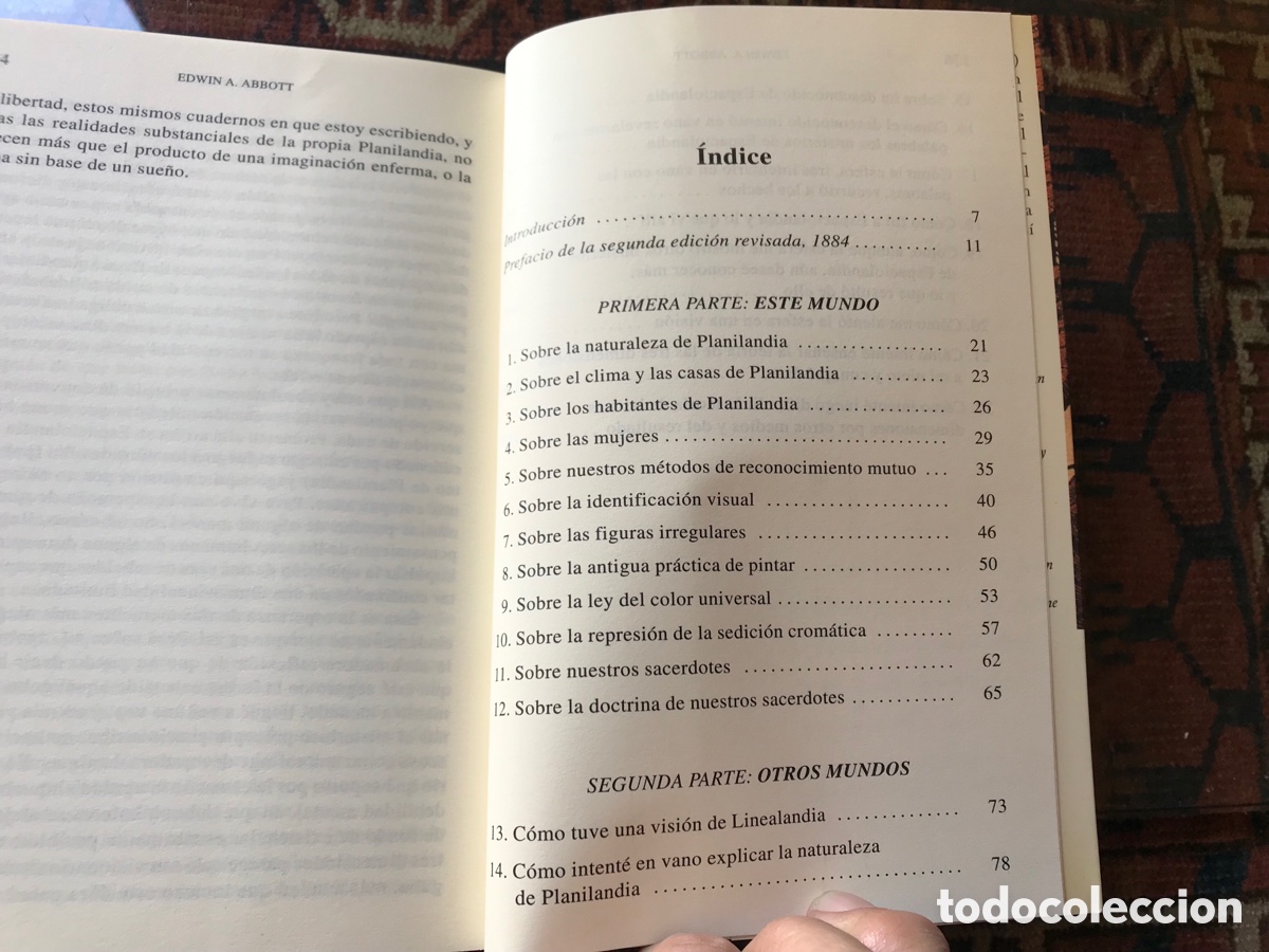 Libros de segunda mano de ciencias: Planilandia. Una novela de mudas dimensiones. Edwin A. Abbott. Ola&ntilde;eta. Como nuevo - Foto 5