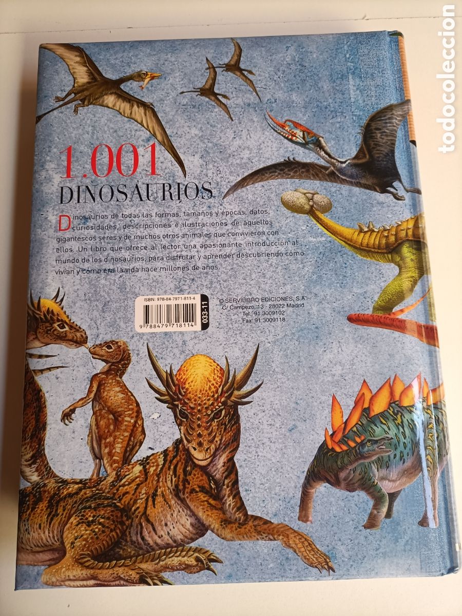 Libros de segunda mano: 1001 Dinosaurios .... ENV&Iacute;O GRATIS CERT ESPA&Ntilde;A PEN&Iacute;NSULA.... .Servilibro edici&oacute;nes - Foto 6
