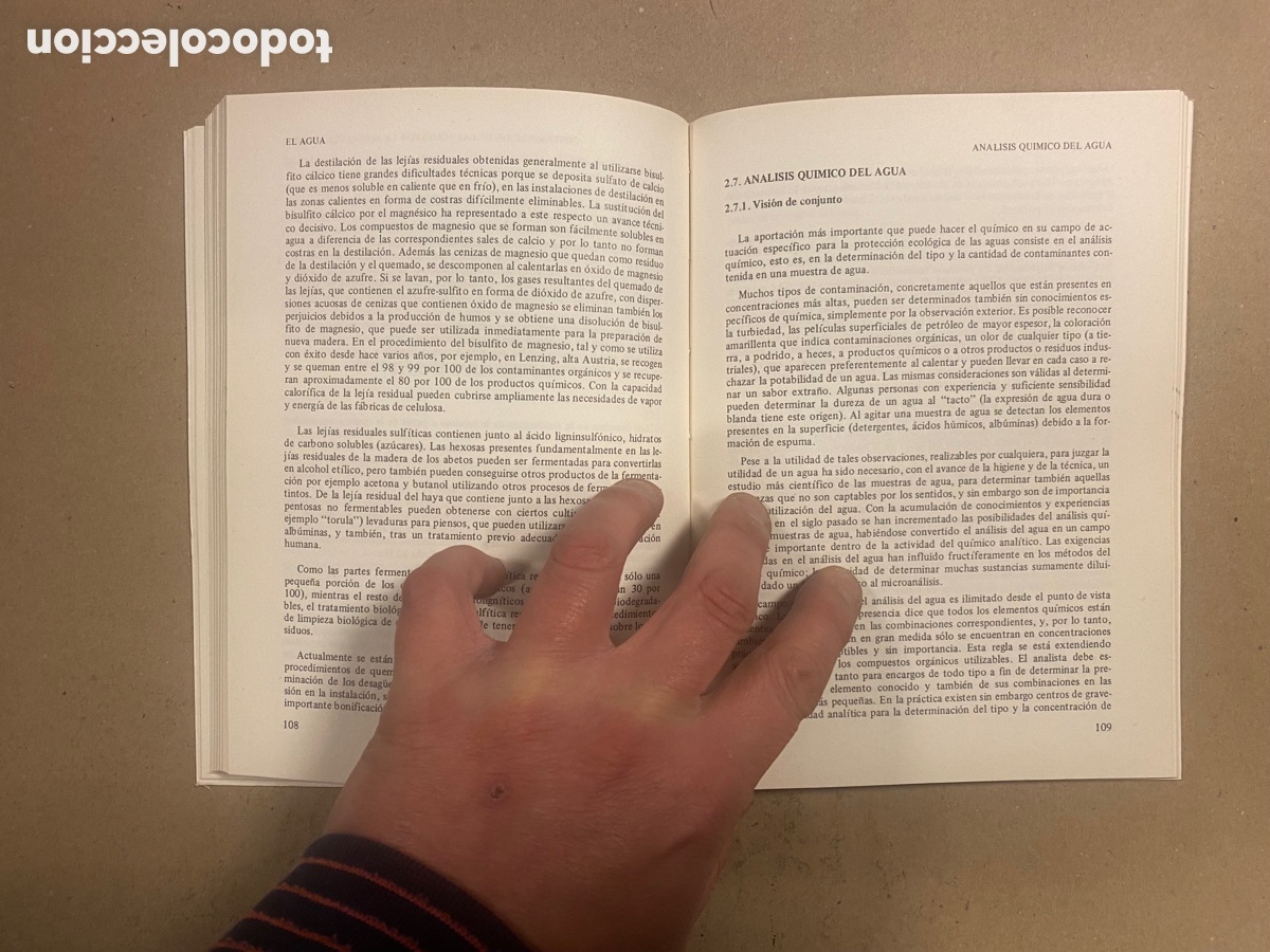 Libros de segunda mano de ciencias: LA QU&Iacute;MICA Y LA PROTECCI&Oacute;N DEL MEDIO AMBIENTE. WOLFGANG LEITHE. PARANINFO 1981. - Foto 7