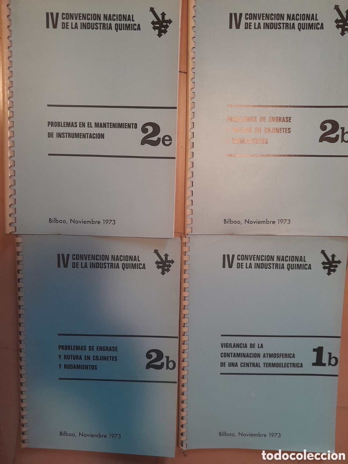 Second hand books of Sciences: 4 convenci&oacute;n nacional de la industria qu&iacute;mica 1973 Bilbao
