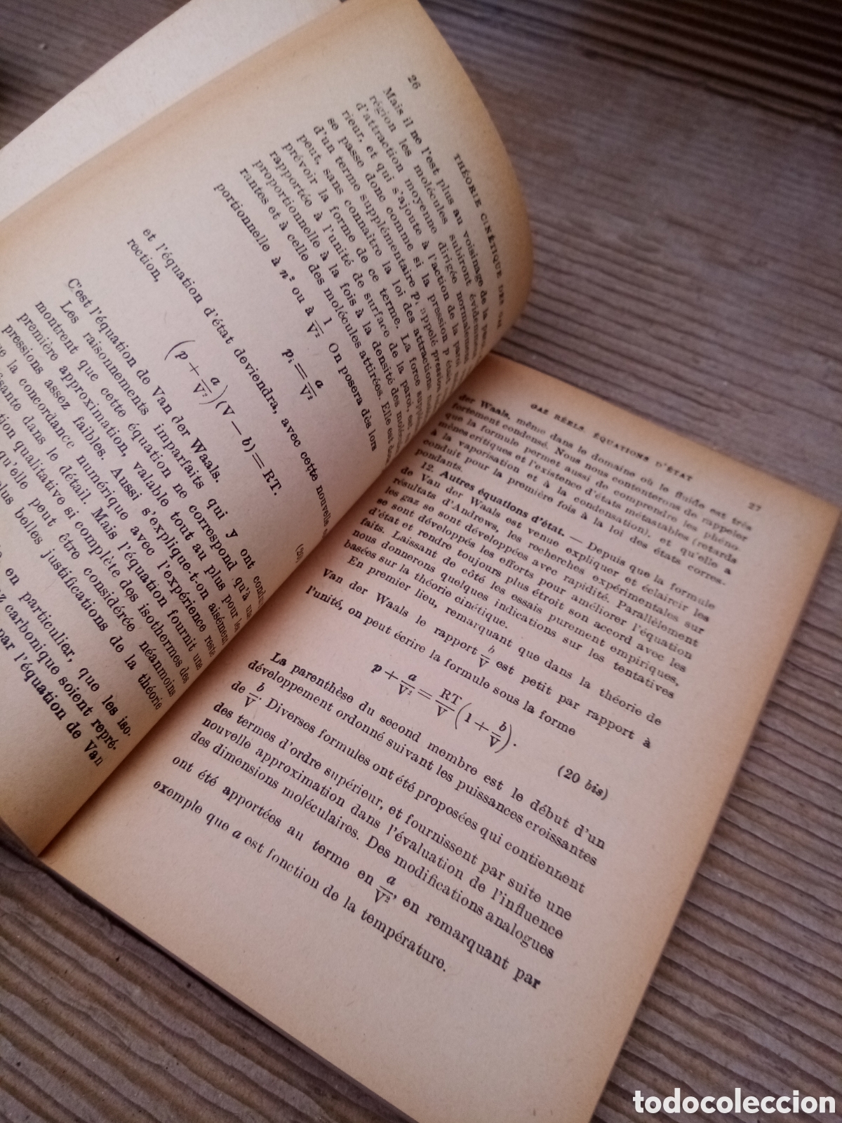 Libros de segunda mano de ciencias: Th&eacute;orie cin&eacute;tique des Gaz -E. Bloch- - Foto 5