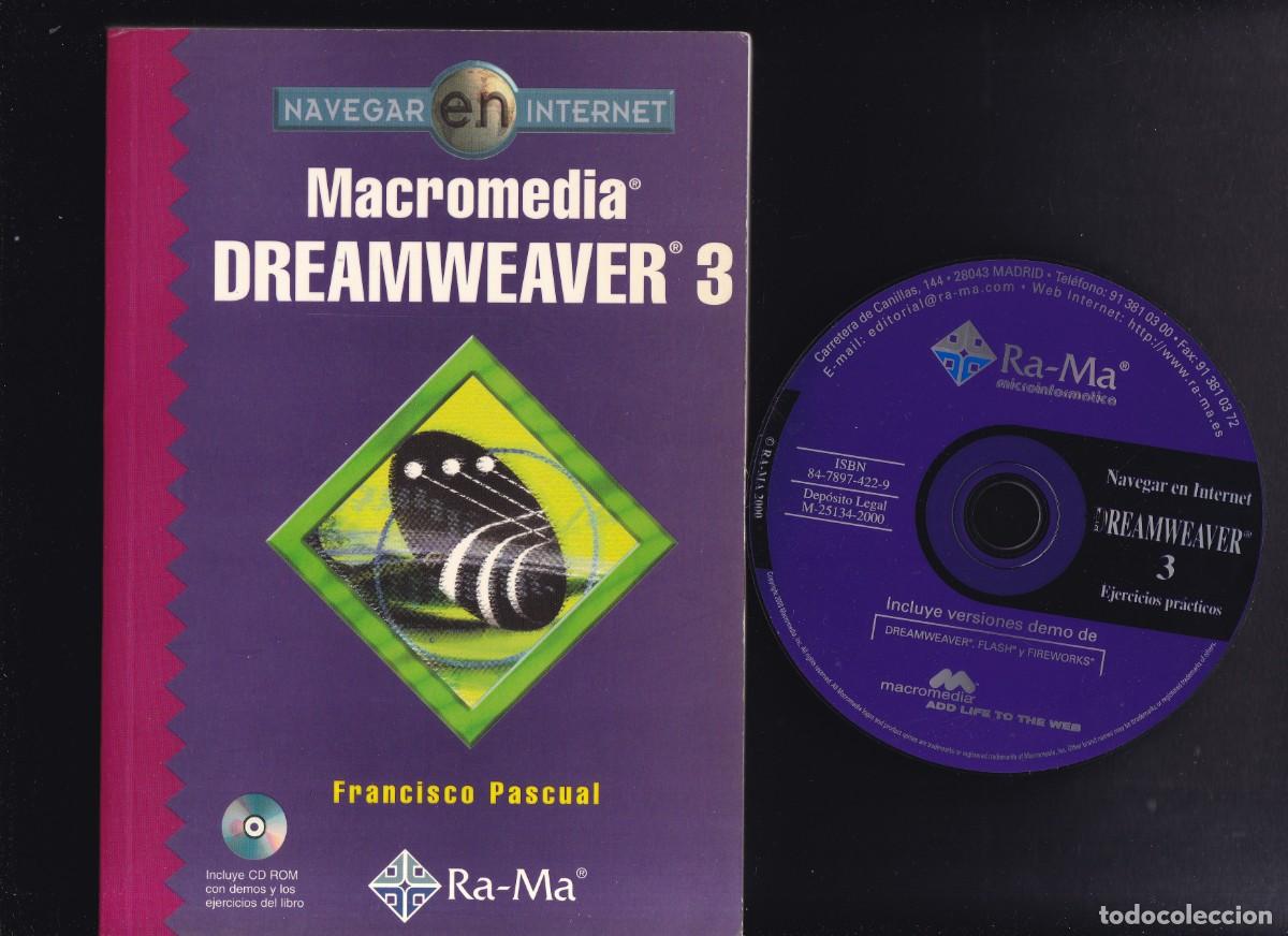 Libros de segunda mano de ciencias: NAVEGAR EN INTERNET - MACROMEDIA / DREAMWEAVER 3 - FRANCISCO PASCUAL / CON CD - Foto 1