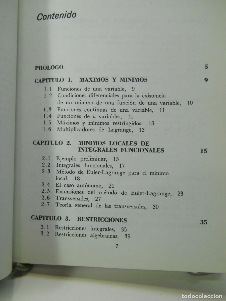 Libros de segunda mano de ciencias: Calculo De Variaciones Craggs Control Optimo De Pontryagin - Foto 2