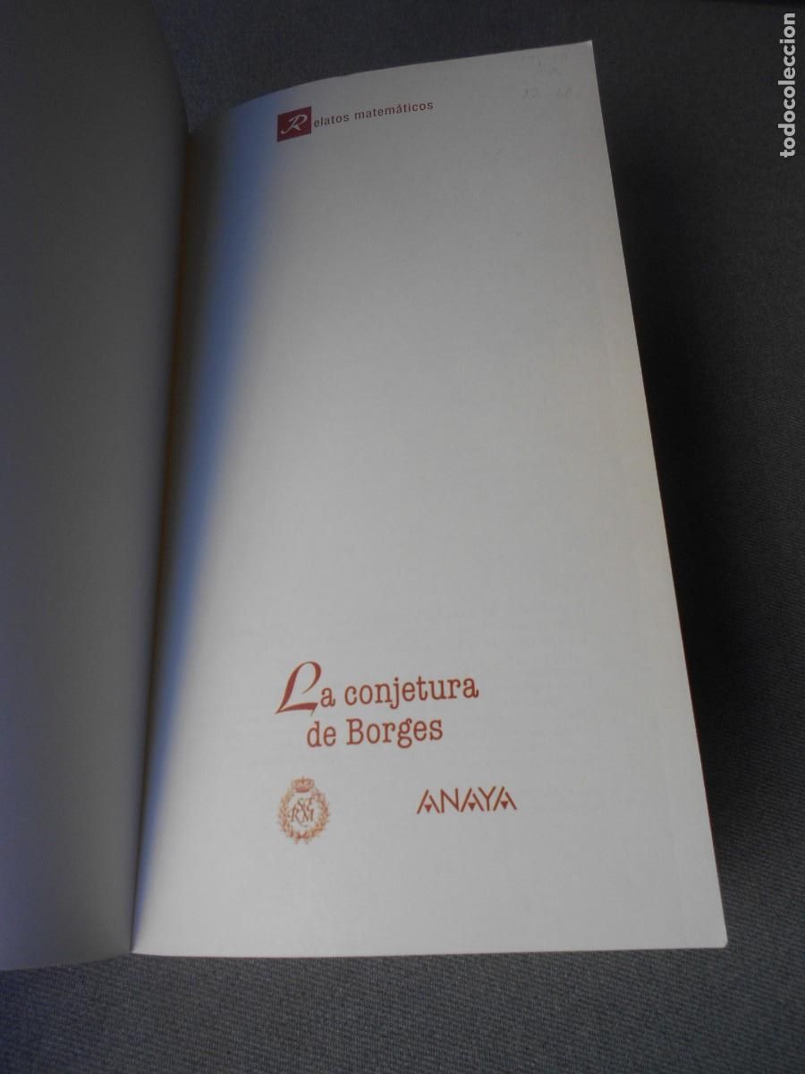 Libros de segunda mano de ciencias: LA CONJETURA DE BORGES - Foto 2