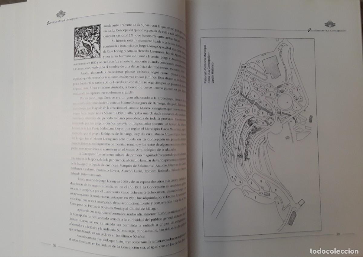 Libros de segunda mano: LOS JARDINES DE M&Aacute;LAGA. ITINERARIO BOT&Aacute;NICO. - Foto 5
