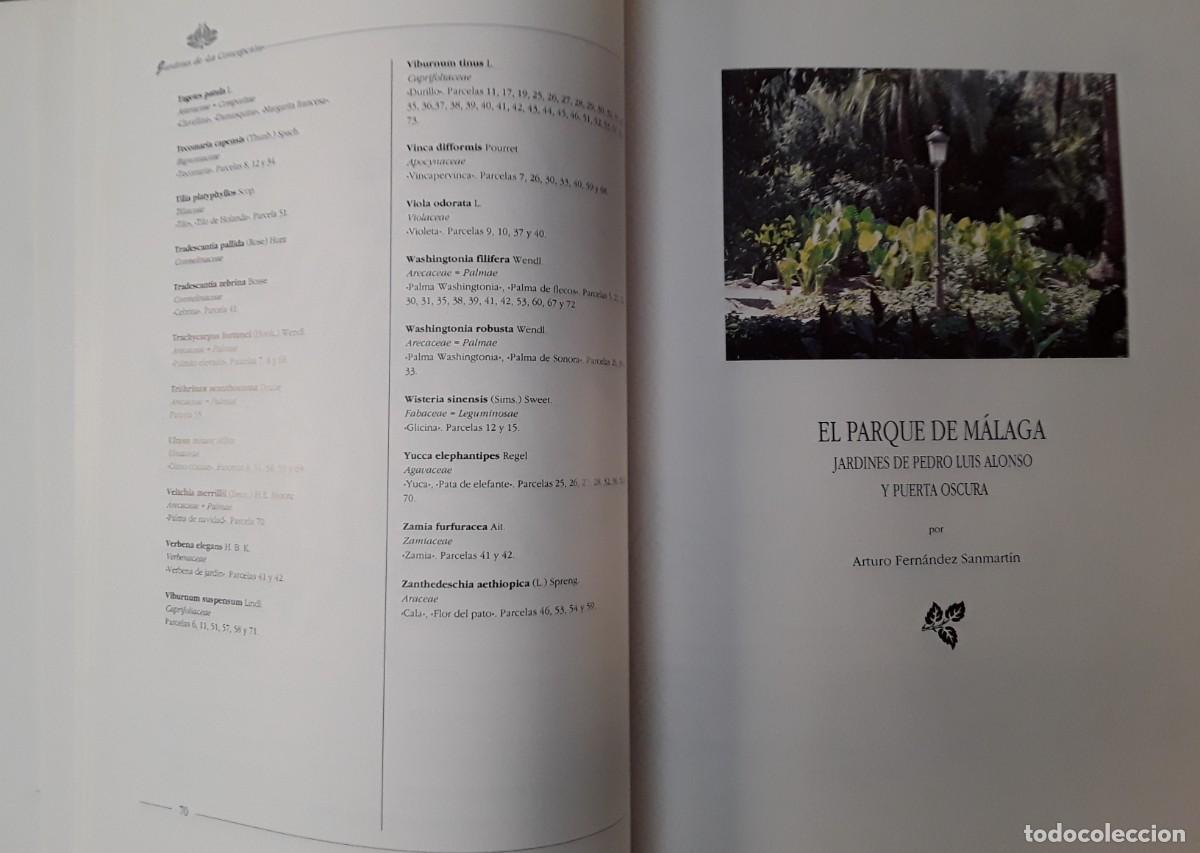 Libros de segunda mano: LOS JARDINES DE M&Aacute;LAGA. ITINERARIO BOT&Aacute;NICO. - Foto 6