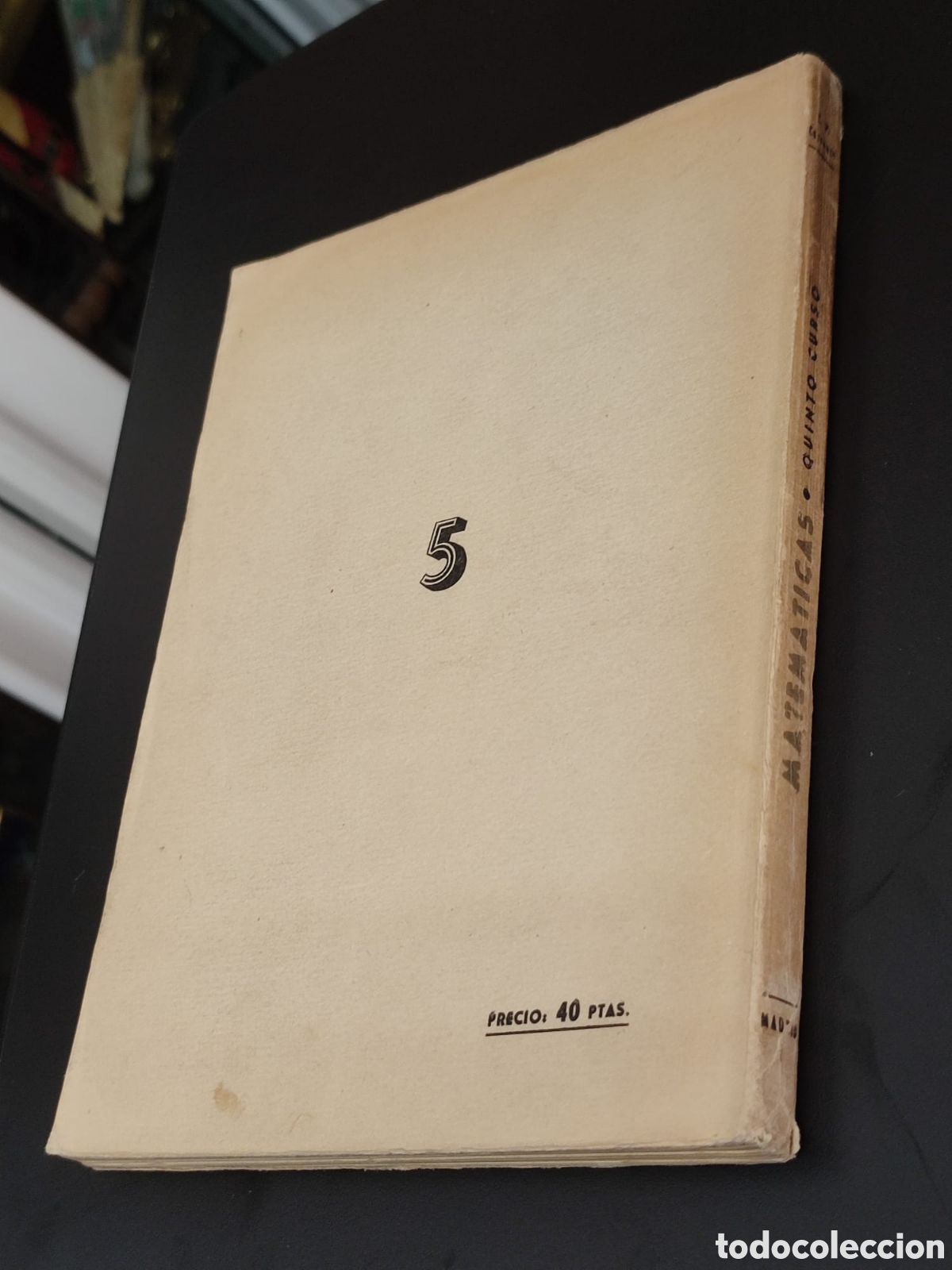 Libros de segunda mano de ciencias: Elementos de matem&aacute;ticas Emilio P&eacute;rez quinto curso - Foto 2