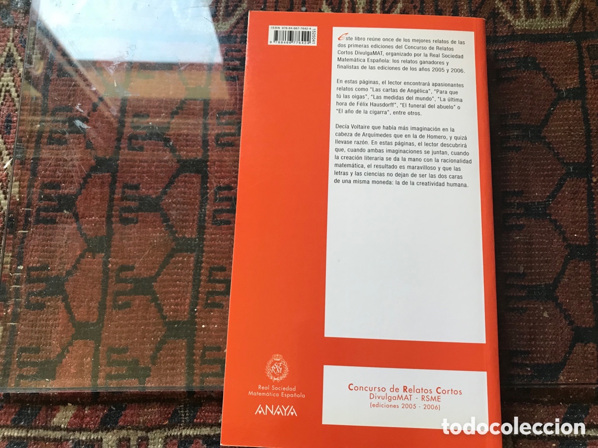 Libros de segunda mano de ciencias: Sobre n&uacute;meros y letras. Relatos matem&aacute;ticos. Anaya. - Foto 3