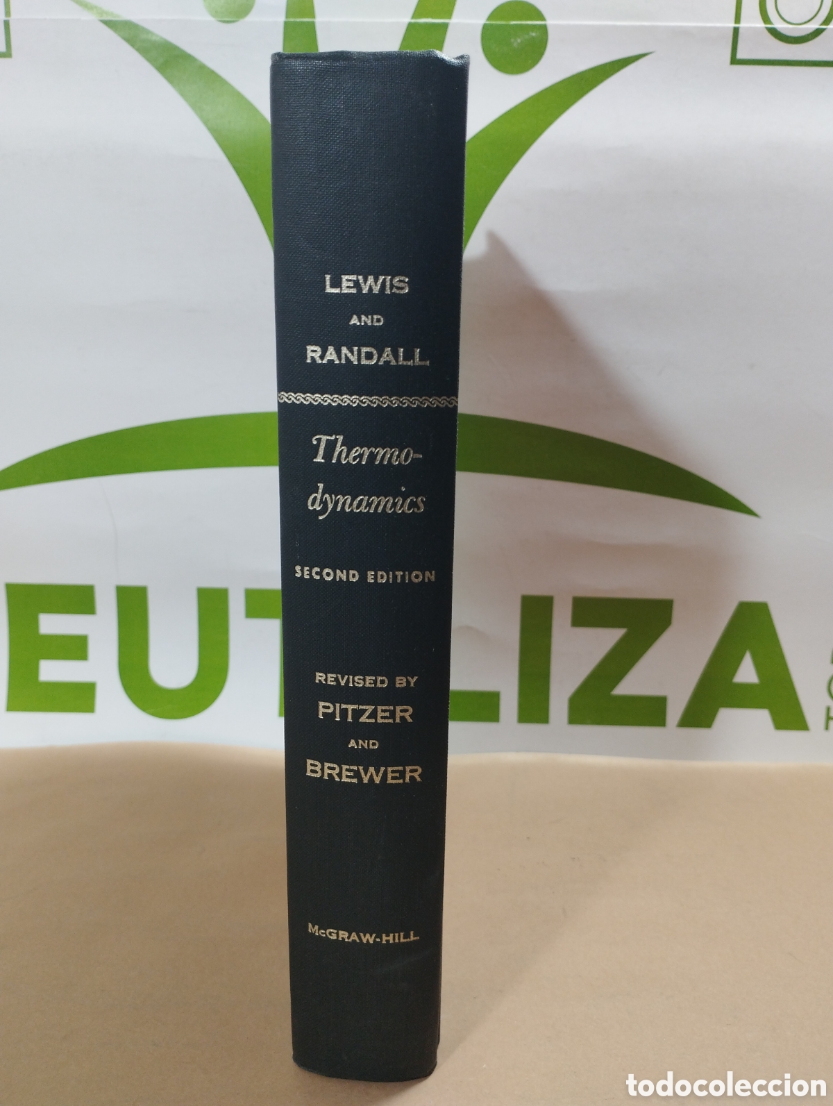 Libros de segunda mano de ciencias: Thermodynamics. Gilbert Newton Lewis. Merle Randall. 1961. - Foto 1
