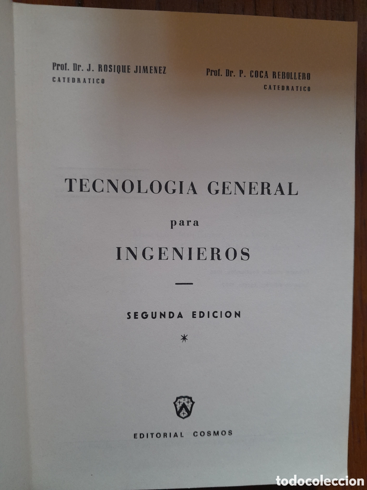 Libros de segunda mano de ciencias: Tecnolog&iacute;a general para ingenieros.Rosique y coca - Foto 4